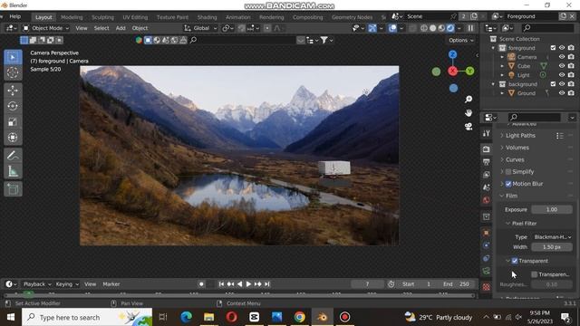 motion tracking in blender tutorial | adding castle in real environment смотреть онлайн