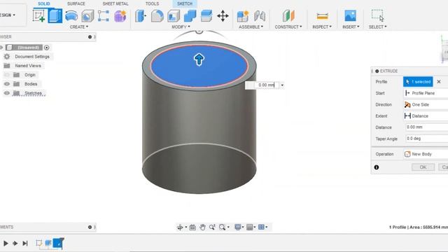 How To Make A Cup In Fusion 360 2020 (easy) смотреть онлайн