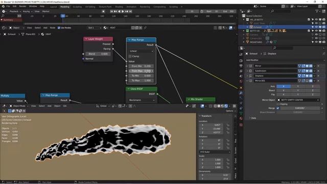 Blender: Engine Heat & Dust Clouds смотреть онлайн