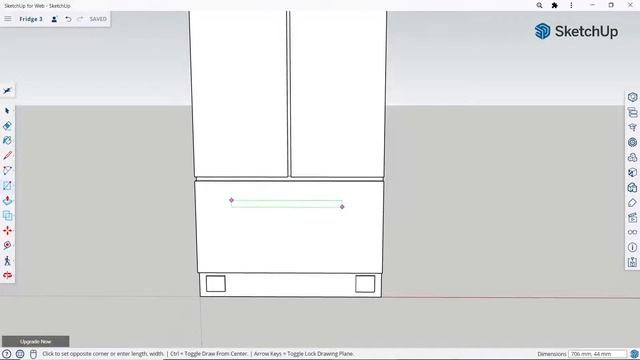 How to design a Fridge in SketchUp? смотреть онлайн