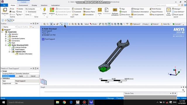 Garage Tool Analysis In ANSYS R3 смотреть онлайн