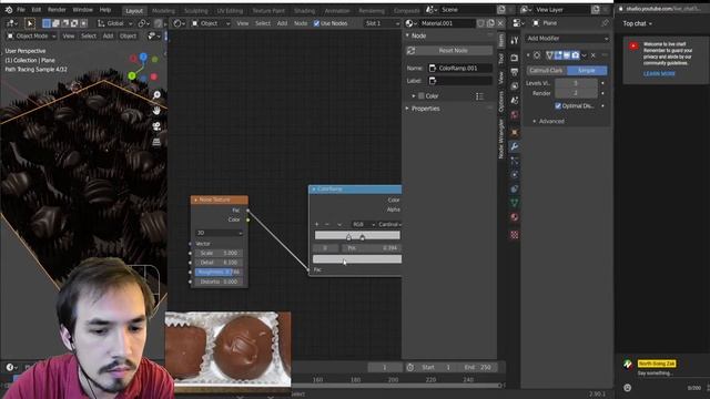 Nodevember #2 Box of Chocolates Speed Shading Live | Blender 2.90.1 смотреть онлайн
