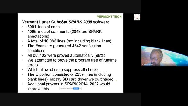 SPARK/Ada for High Integrity Spacecraft Software (AdaCore GAP Workshop June 21, 2023) смотреть онлайн
