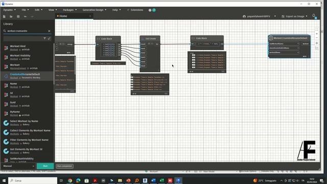06-Dynamo tutorial: Creating worksets and assigning them to link parameters смотреть онлайн