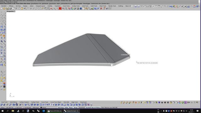 Bug with "Fillet" (Rhino 7) - Part 2 смотреть онлайн