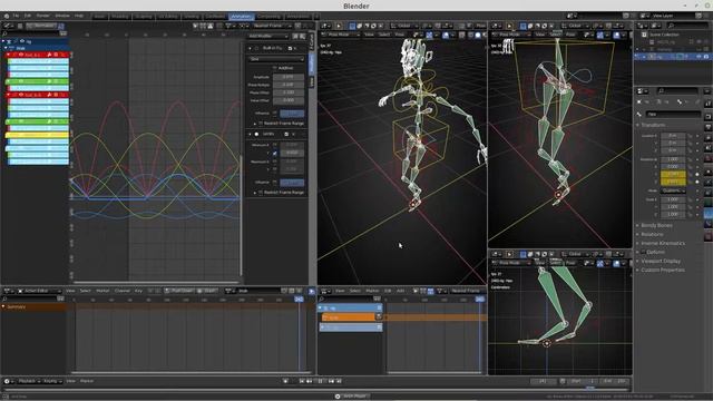 Blender 3.0 alpha: Metarig with procedural walk смотреть онлайн
