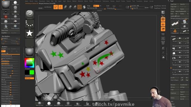 047 ZBrush Polypaint Basics смотреть онлайн