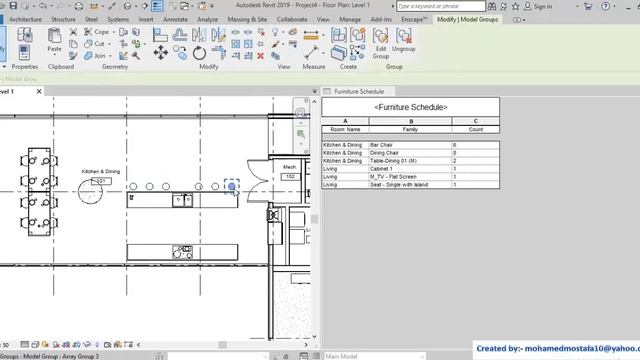 Create schedule for any items with room list in REVIT смотреть онлайн