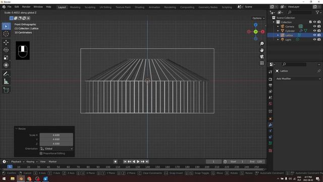 89. Blender 3D. Klatka SIA. Lattice. Modelowanie смотреть онлайн