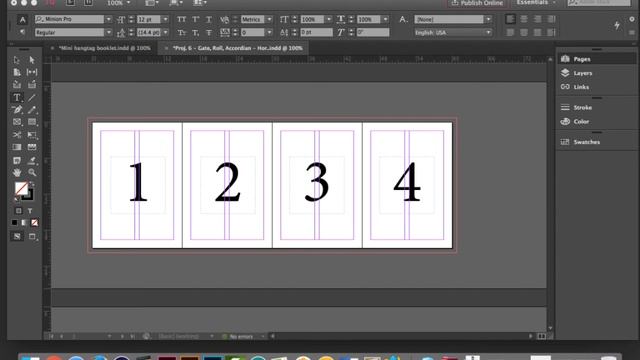 Project 6 - Gate, Roll, Accordion & Calendar Formats using InDesign смотреть онлайн