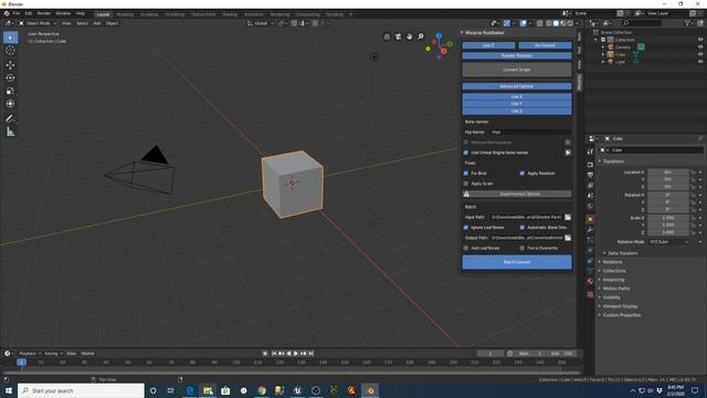 UE4 - Adding Mixamo Rootbone Using Blender 2.80 Converter Plug-in смотреть онлайн