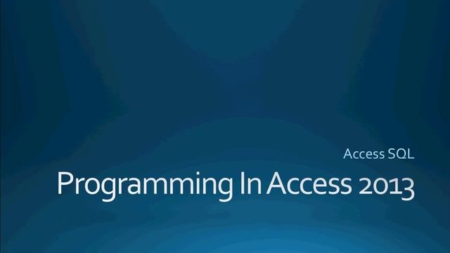 66. SQL - The IN Operator (Programming In Access 2013) смотреть онлайн