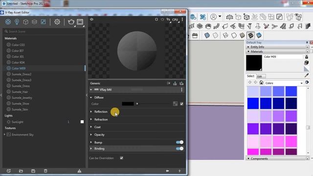 How to Create Realistic Mirror Material in V-Ray for SketchUp смотреть онлайн