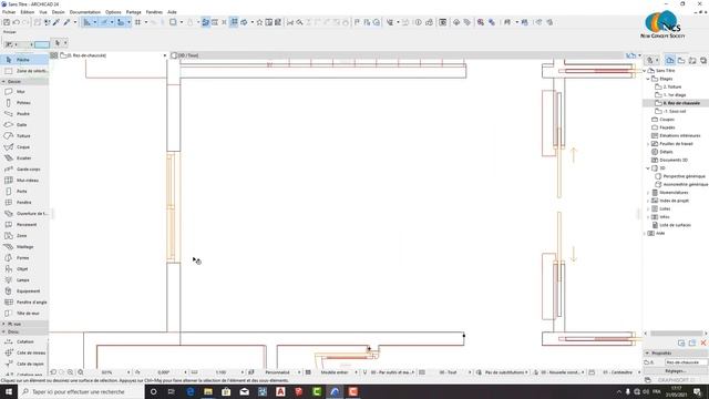tuto ArchiCAD 24 partie 11 (outil fenêtre #1) смотреть онлайн