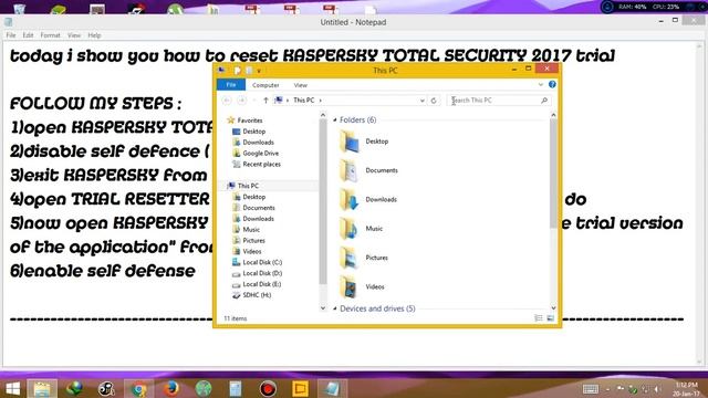 how to reset KASPERSKY TOTAL SECURITY 2017 trial смотреть онлайн