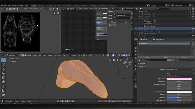 HIGH POLY On A LOW POLY With A BAKED Displacement Map - BLENDER 2.8