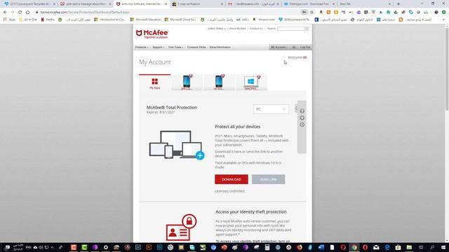 تنصيب برنامج الحماية مكافي 2019 смотреть онлайн