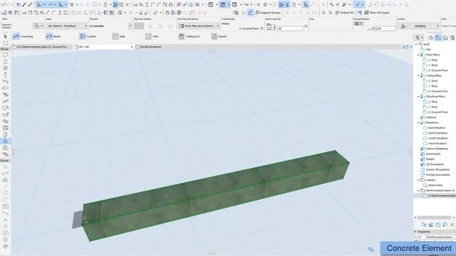 EPTAR REINFORCEMENT | How to create concrete beam and column element with Reinforcement tool смотреть онлайн
