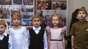 «Наша Родина сильна» (муз. А. Филиппенко, сл. Т. Волгиной) в исполнении хора воскр/школы «Радовесть»