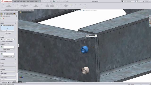SOLIDWORKS - Toolbox Basics смотреть онлайн