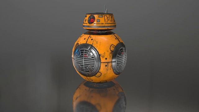 BB-9E 4k (3ds Max, Substance Painter, Marmoset) смотреть онлайн