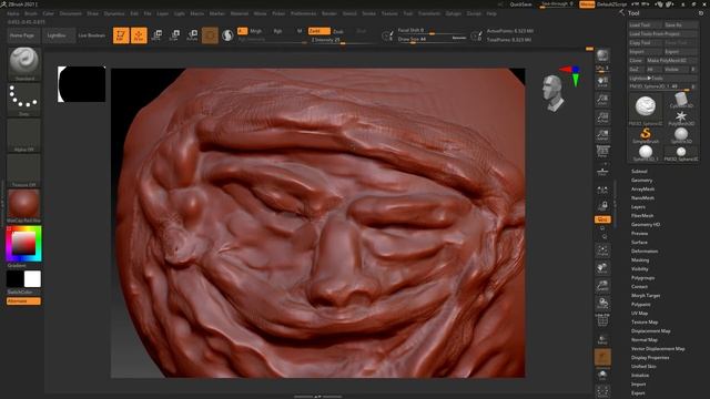 Z BRUSH BASIC SCULPTING смотреть онлайн
