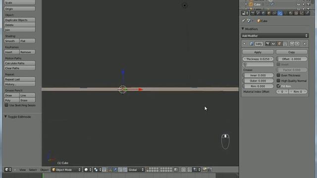 Blender | Tutoriel | Modifier Solidify смотреть онлайн