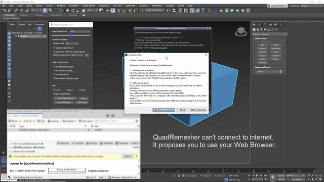 QuadRemesher Activation Tuto