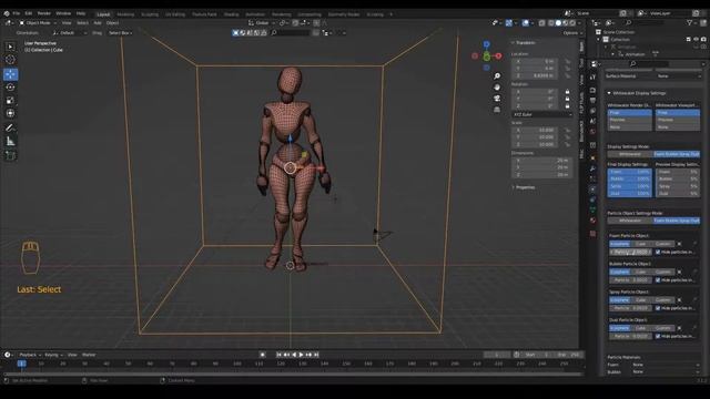 Creating Colorful Fluid Simulation with Dancing Character - Blender, FlipFluids & Mixamo - FluidyVF смотреть онлайн