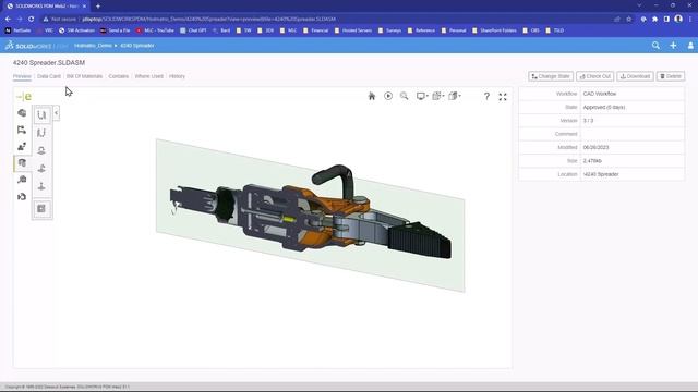 Remote PDM Access with Web Server - SOLIDWORKS PDM Implementation смотреть онлайн