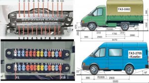 Предохранители и реле авто Газель 3302 2705 с 405 406 4216 моторами