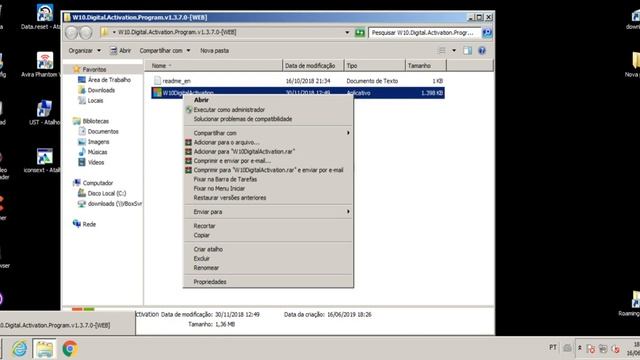 W10 Digital Activation Program 1.3.7.0 - Como Baixar, Instalar e Ativar смотреть онлайн