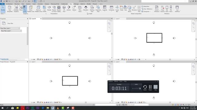 Revit Architecture 2019 Free Course A to Z-11 Creating a new project from a template смотреть онлайн