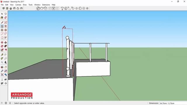 Cara Follow Me Banyak Area dengan Satu kali Klik di SKetchup смотреть онлайн