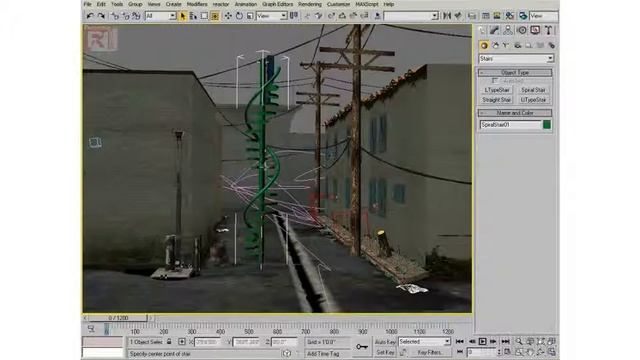 3DS Max Object Colors, Select & Move смотреть онлайн