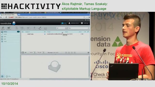 Tamas Szakaly, Ákos Rajtmár - eXploitable Markup Language смотреть онлайн
