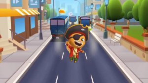 Пират Джинджер собирает золото Talking Tom Gold Run| Мультфильм бегалки для детей