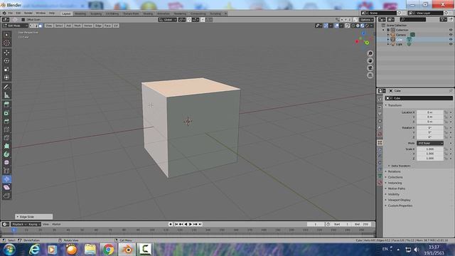 Blender 2.8 (basic): Ep.9: Edge Slide, Push,Pull, Shear, Rip Region смотреть онлайн