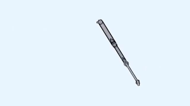 3D Solidworks animation of 2-Stage Telescopic Cylinder смотреть онлайн