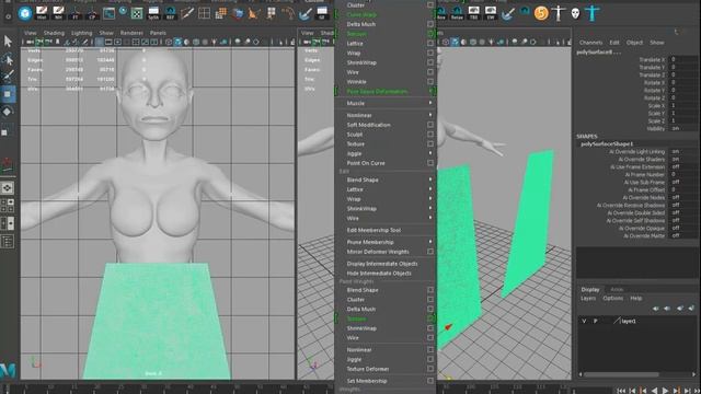 Marvelous Designer to Maya to Zbrush to Maya смотреть онлайн