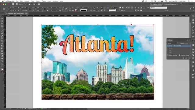 InDesign: How to Place Images Inside Live Text (Video Tutorial) смотреть онлайн