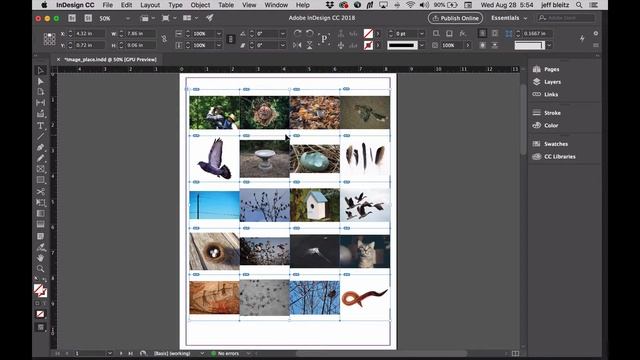 Indesign Image grid options смотреть онлайн