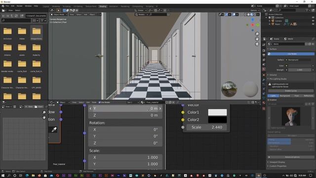 Corridor Interior Design in Blender explained in Sinhala | YASIRU FX |Blender sinhala tutorial смотреть онлайн