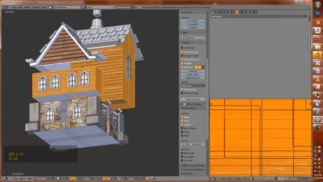 Blender 3d: House Speed Texture Part 2 смотреть онлайн