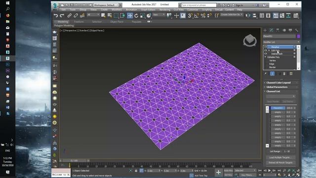 Parametric Form in 3Ds Max using (Morpher &Tessellate) Modifiers смотреть онлайн