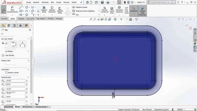 Solidworks Sepet Çizimi(Draft angle shell) смотреть онлайн