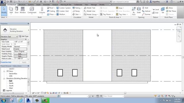#22 - Autodesk Revit - Curtain Walls, Grid Lines and Mullions - Brooke Godfrey смотреть онлайн