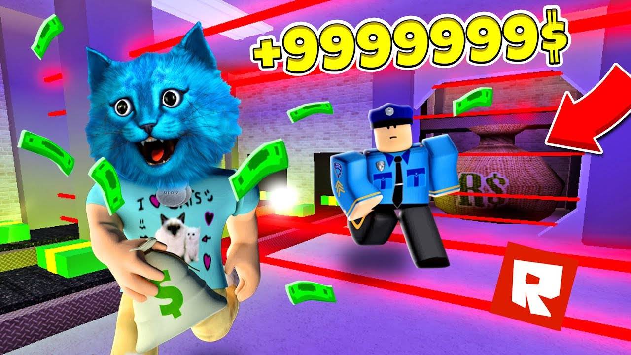 ПОБЕГ из ТЮРЬМЫ в РОБЛОКС roblox jailbreak говорящий КОТЁНОК ЛАЙК смотреть онлайн