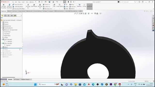 How to make a seed rowing machine on Solidworks Part 7 смотреть онлайн