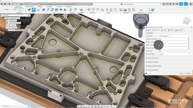 Fusion 360 – Automatizované nalezení kontur pro 2D frézování смотреть онлайн